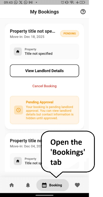 How to view landlord details guide
