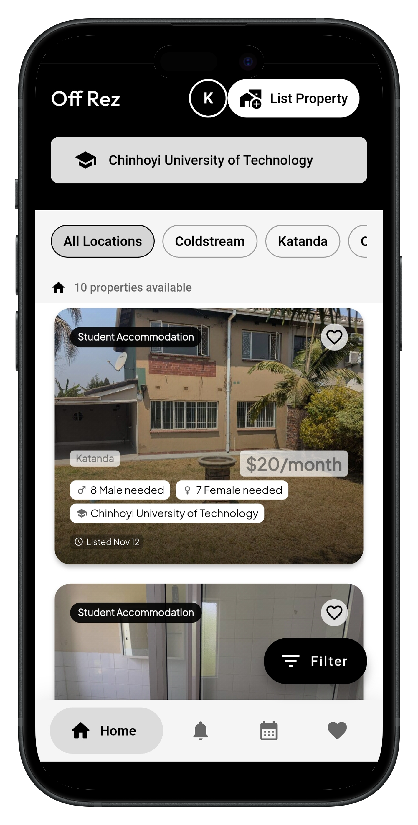OffRez mobile app preview
